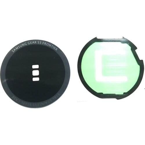 For Samsung Gear S3 Glassic R770 S3 Frontier R760 Watch Housing Back Battery Cover Glass Rear Door Case with Adhesive Glue