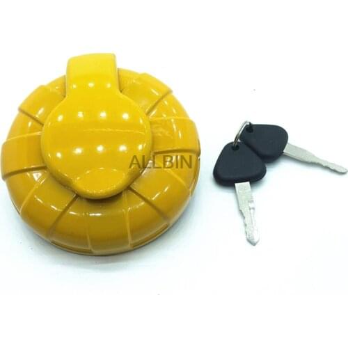 For VOLVO SDLG /60/80/120/140/210/240/290/360/480 fuel tank cap diesel tank cap with key excavator accessories France Shipping