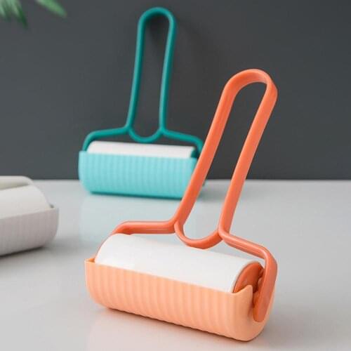 Home Electrostatic Clothes Lint Dust Hair Roller Cleaner Remover Cleaning Brush