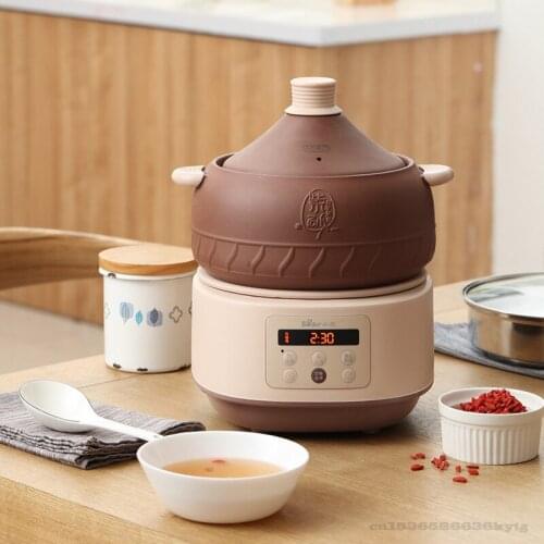 Steam cooker electric cooker 3L white porcelain electric stew cooker stainless steel steamer Taji cooker dqg-a30c1