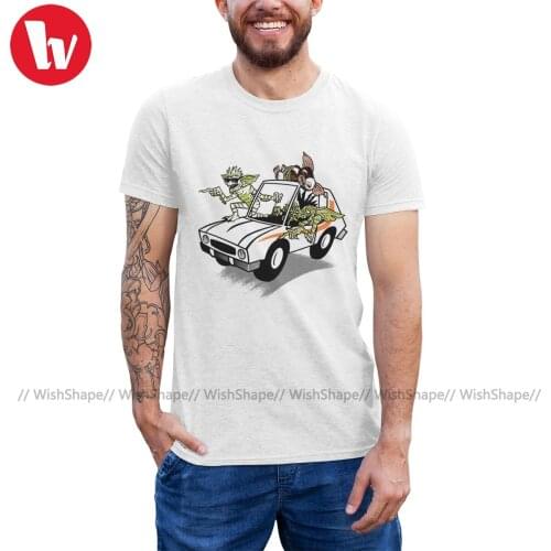 Gizmo T Shirt Gremlins In A Gremlin T-Shirt Fun 5x Tee Shirt Male Basic 100 Cotton Short Sleeve Graphic Tshirt