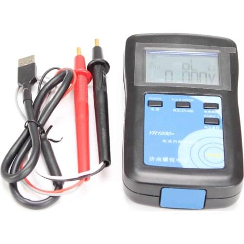 YR1030+ True four-wire lithium battery internal resistance test meter lead-acid nickel-metal hydride button Battery Tester