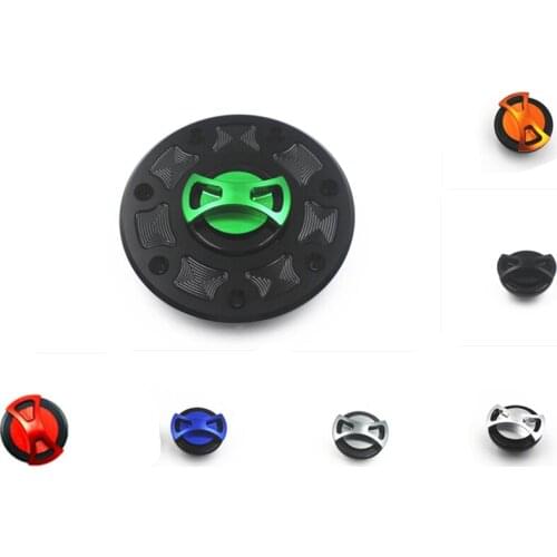 CNC Keyless Motorcycle Fuel Gas Tank Cap For Kawasaki Nijna ZX-6R ZX-11 ZRX-1200 GPZ500 GPZ250 GPZ250 NINJA 250R