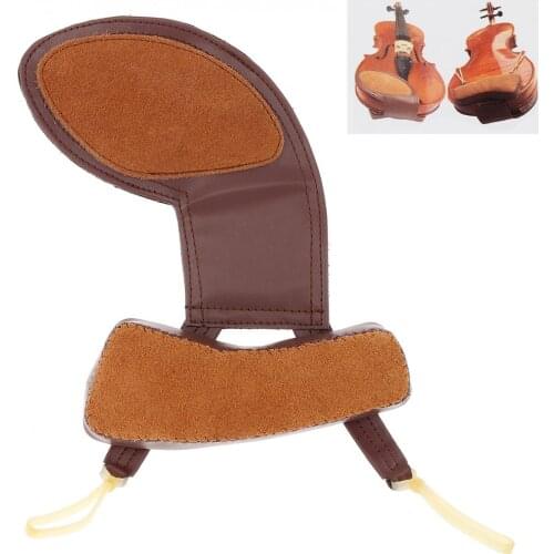 3/4-4/4 Sheepskin Soft Violin Chin Rest&Shoulder Pad Violin Accessories