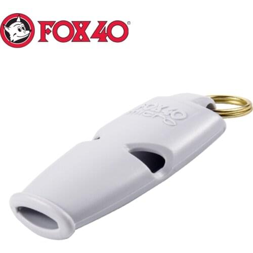 Original Fox 40 MICRO 110 dB Whistle for Boaters Runners Hikers Enthusiasts Adventure Guides Cyclists Fox40 Survival Whistle