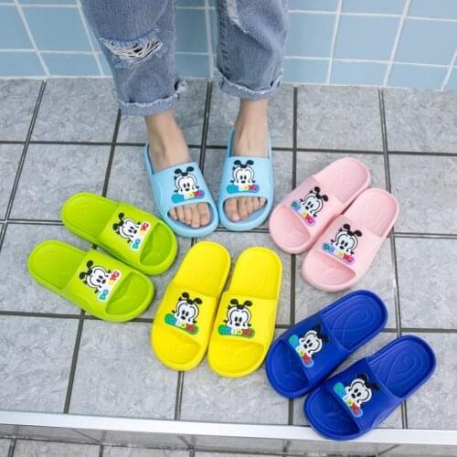 Disney Summer Children Slippers Cartoon Mickey Mouse Print Flips Flops Boys Shoes Kids Beach Wear Slippers For Girls