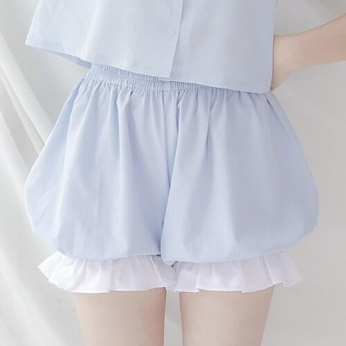 Cute Summer Womens Girls Bubble Shorts Macaron Colors Safety Pants Underpants Chiffon