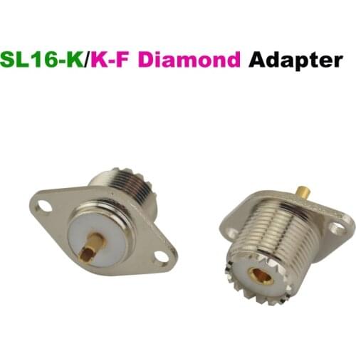 SL16-K (UHF SO239 Female)/KF Diamond Socket jack RF Adapter