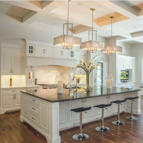 Modern Cheap White Lacquer 3D Kitchen Cabinets Solid Wood Design Made In China