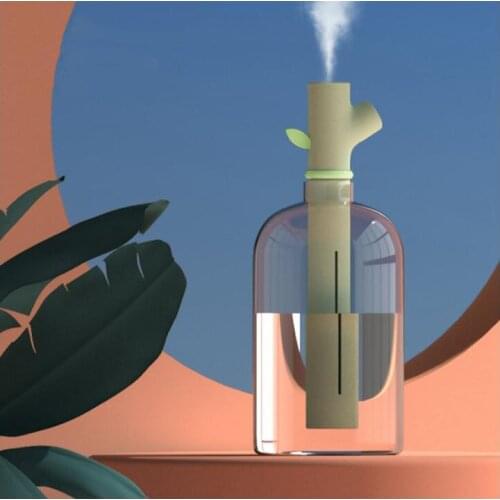 USB Portable Branch Humidifier Ultrasonic Fogger Mist Maker Aroma Diffuser Night Light Home Office Mute Car Air Purifier