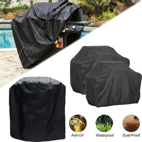 Waterproof Barbeque Cover BBQ Grill Outdoor Garden Heavy Duty Anti-Dust Rain UV Protector for Gas Charcoal Round/Square