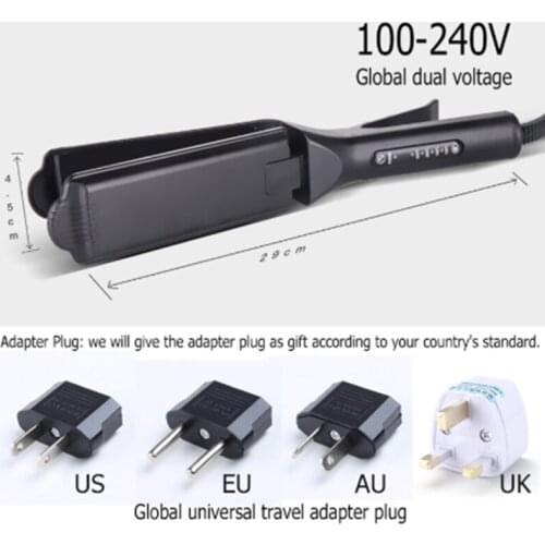 Professional Hair Straightener Tourmaline Ceramic Flat Iron Curler for Straightens Curling Hair MH88