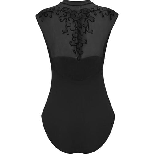 Ballet Leotard Adult Black Practice Dance Wear Women Aerobics Gymnastics Leotard Adult Ballet Dancing Wear