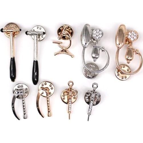 10pcs/pcs Eneamel Red Animal Squirrel Brooches Pins Woman Jewelry Gift Brooch