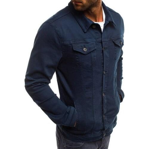 2020 Mens Denim Jacket Fashion Denim Jacket Slim Street Wear Retro Mens Street Wear XL Denim Clothing