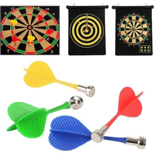 3Pcs Durable Safety Strong Magnetic Professional Hard Darts Steel Tip Darts Tungsten Steel Barrel Target Dart Shafts Flights Toy
