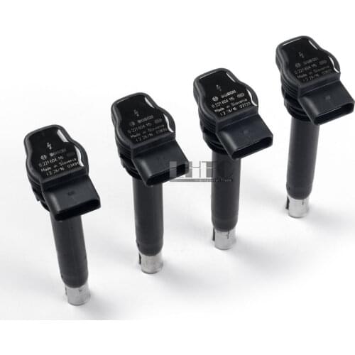 4x Ignition Coil Spark Plug Original Genuine For VW Audi Skoda Seat 2.0L 2.0TSI Turbo 2.5L