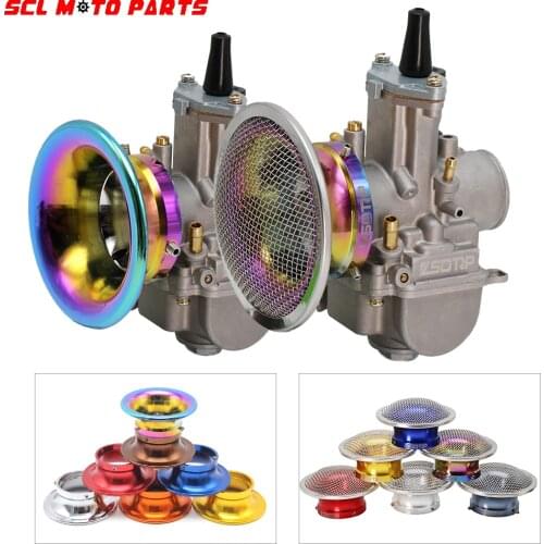 ALconstar-Motorcycle Carburetor Air Filter Cup The Wind Cup Color Horn Cup 50mm Fit Most 21/24/26/28/30 Carburetor Universal