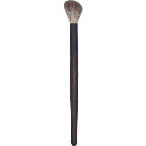 B04 Professional Handmade Makeup Brush Soft Snow Fox Hair Angled Eye Shadow Blending Brush Ebony Handle Make Up Brushes