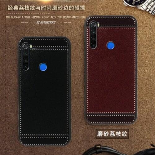 For Xiaomi Redmi Note 8T Case 6.3 Inch Black Red Blue Pink Brown 5 Style Fashion Mobile Phone Soft Silicone Cover