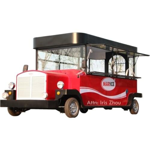 Factory Outdoor Camper Food Truck Mobile Kitchen Hot Dog Coffee Bubble Tea Ice Cream Catering Trailer Food Cart for Sale