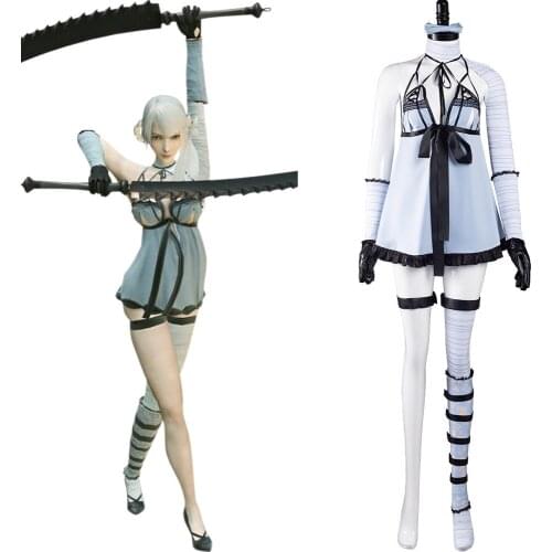 NieR Replicant Kaine Cosplay Costume Female Girl Backless Dress Outfits Halloween Carnival Sexy Suit