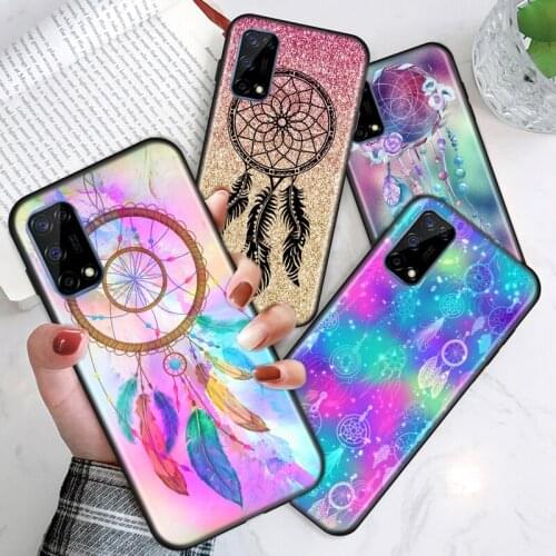 Dream Catcher Mandala For Realme V15 X50 X7 X3 superzoom X2 C17 C11 C3 7i 7 6i 6S 6 5 Narzo 20 5G Pro Soft Phone Case