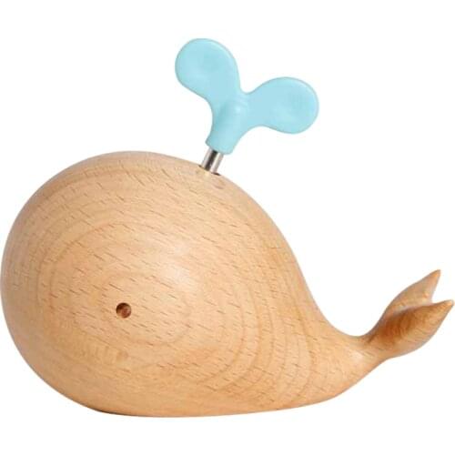 Small Wood Cute Animal Music Box Clockwork Decorative Boxes Music Accessories Happy Birthday Caja Musical Gift for Wife EH50MB