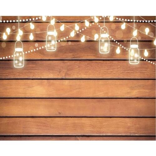 Cartoon String Lights Bottle Lights Wooden Board Party Backdrop Baby Shower Room Party Decor Photo Booth Studio Prop