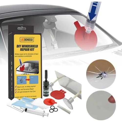 Professional DIY Car Windshield Repair Kit Tools Auto Car Glass Crack Windscreen Crack Scratch Restore Resin Tool Set Wholesale