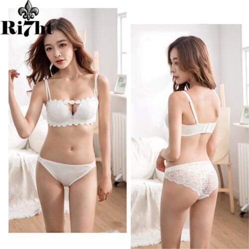 Nanjiren Underwear Womens Wireless Small Breast Push up Push up Traceless Sexy Bra Adjustable Girl Lace Bra