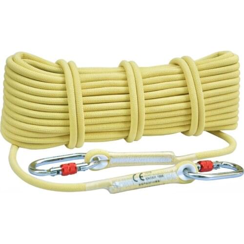 New Good Quality 30KN KEVLAR Static Rope Outdoor Lifeline Wear-Resistant Fire Rescue Rope Climbing High Temperature Resistance