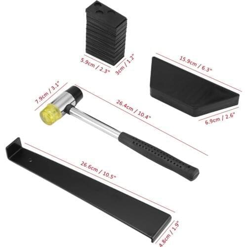 New Laminate Wood Flooring Installation Kit Wooden Floor Fitting Tool DIY Home Mallet Spacers For Hand Tool Set