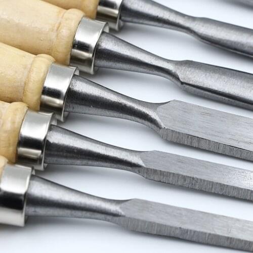 Professional 12Pcs/set Manual Wood Carving Hand Chisel Tool Set Carpenters Woodworking Carving Chisel DIY Hand Tools
