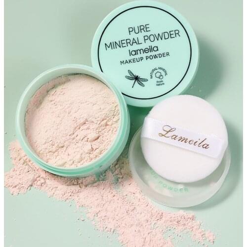 3 Colors Makeup Loose Powder Transparent Natural Face Finishing Powder Professional Oil-control Waterproof Matte Setting Powder