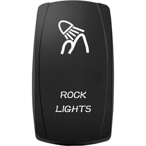 ROCK LIGHTS Car MARINE ROCKER SWITCH DC 12V-24V Toggle ROCKER SWITCH LED Light Laser 12V 20A 5 Pins ON-OFF Switch for Car Boat