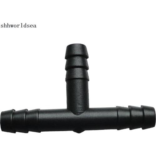 Shhworldsea auto clip fastener tubing &hose Tee connectors barbed on all Ends