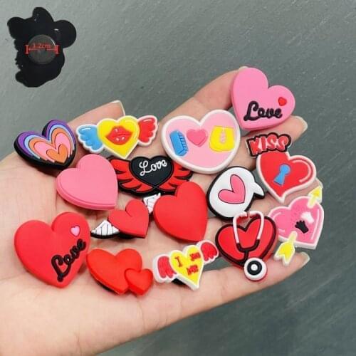 1PCS PVC Cute Fridge Magnets Kawaii Red Wing Heart Love Kiss Refrigerator Magnetic Sticker Boys Girls Gifts Stationery Toys