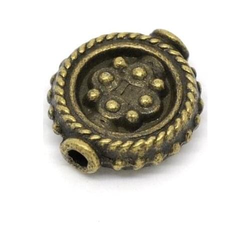 DoreenBeads Retail Antique Bronze Oblate Spacer Beads 13x12mm,sold per pack of 30