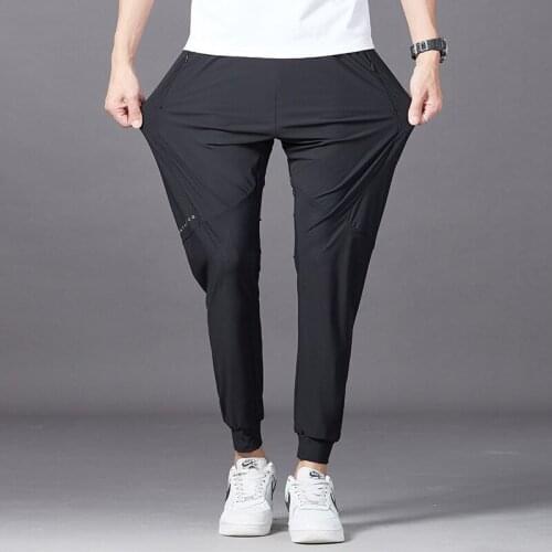 2020 Sports Running Pants Mens Breathable Fitness Training Jogging Sweatpants Black Basketball Tennis Trousers