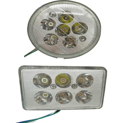 A212 Motorcycle Head Light Headlight Round Square Super Bright LED For SUZUKI GN125 GS125 HJ-125 Spotlights Fog Lamp