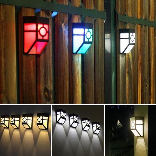LED Vintage Wall Pane Light Solar Security Lamp Durable Illumination Fashion Outdoor Waterproof Garden Home Decor