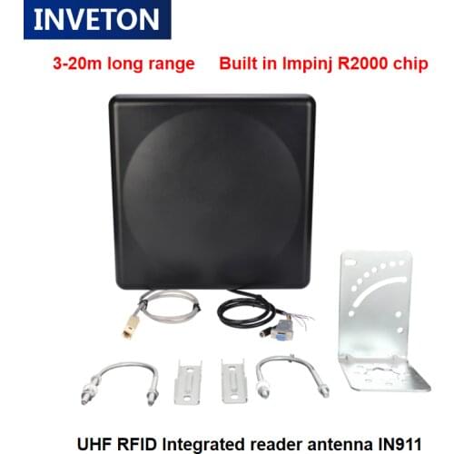 Access control Integrated UHF RFID school reader long reading distance with antenna TCP/IP for car management