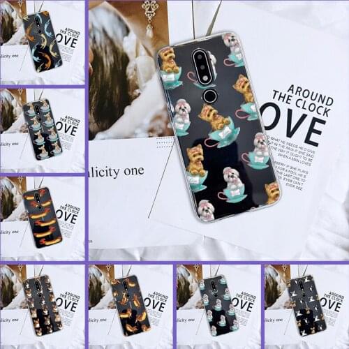 Back Cover For Nokia 7.1 6.1 5.1 3.1 2.1 Plus Cute Dog Cat Puppy Kawaii Funny Fashion Soft Phone Case Silicone For Nokia 3.2 4.2