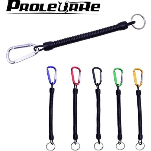 1Pcs 1.4m Coiled Fish Missed Rope Fish Pole Rod Protector Elastic Rope Line Fishing Tackle Tool Prevent Rod Drop Lose Accessorie