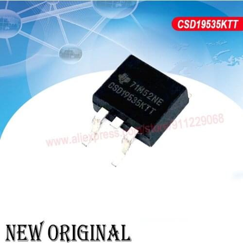 5 Pieces) CSD19535KTT TO-263 100V 200A