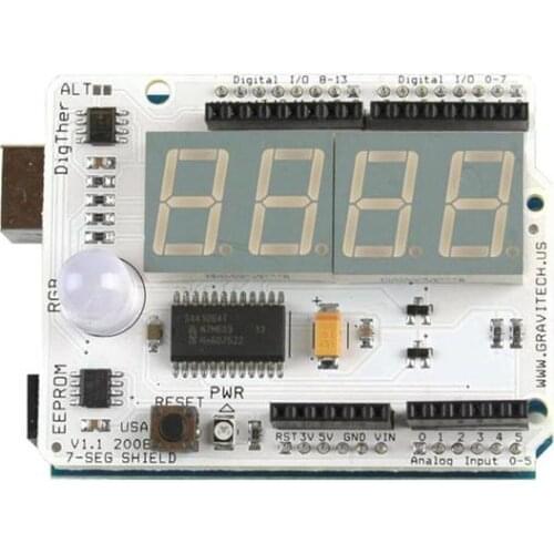 7 seg-shields SEGMENTS DISPLAY shields FOR SAA1064 development board
