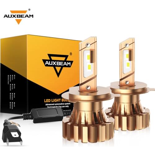 Auxbeam 44W 6500K LED Car Headlight Bulbs H4 H7 H11 H13 9004 9005 9006 9007 9012 LED Bulbs White Light Waterproof Series NF-X60