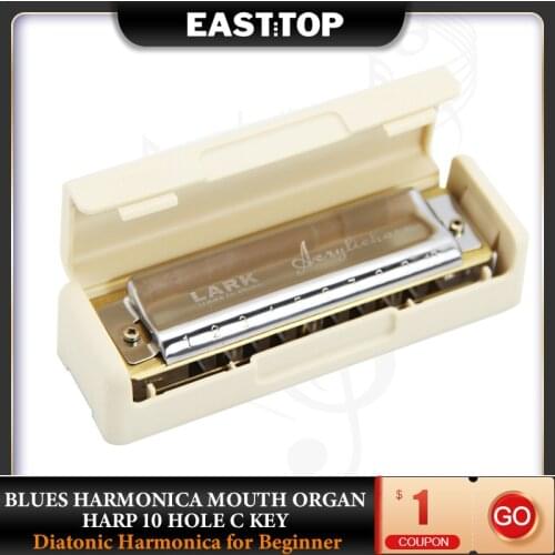 TX02 10holes beautiful blues harp diatonic transparent acrylic harmonica gift