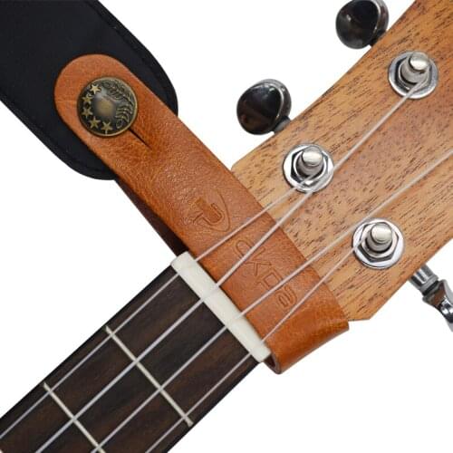 PICKPAL acoustic guitar / electric guitar leather guitar neck with guitar strap piano head lock string guitar accessories